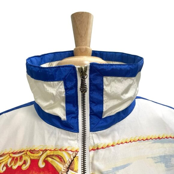 Vintage East West Nautical Boat Ship Retro Windbreaker Jacket size Small - Picture 3 of 11